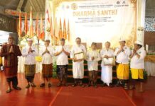 Wali Kota Jaya Negara Hadiri Dharma Santhi Penyepian Isaka Warsa 1948 PDPN Wali Kota Jaya Negara Hadiri Dharma Santhi Penyepian Isaka Warsa 1948 PDPN