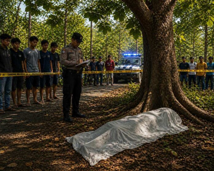 BaliPortalNews_ Ilsutrasi mayah di pohon Ilustrasi remaja meninggal di dekat pohon. Sumber Foto : Istimewa