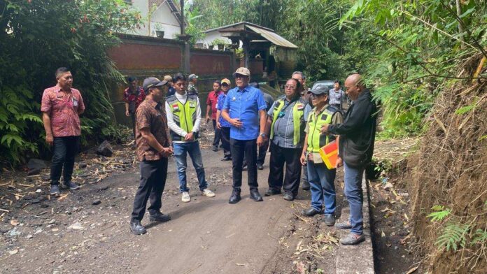 BaliPortalNews_ Jalan Janji Bupati Gus Par Janji Tuntaskan Perbaikan Jalan Geriana Kangin–Karangsari