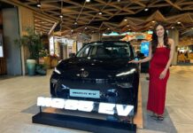 MG Kenalkan SUV Listrik MGS5 EV di Bali SUV Listrik MGS5 EV di Living World Denpasar. Sumber Foto : tis/bpn