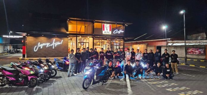 Komunitas Vario Bali Gelar Night Ride di Gianyar, Perkuat Kebersamaan dan #Cari_Aman
