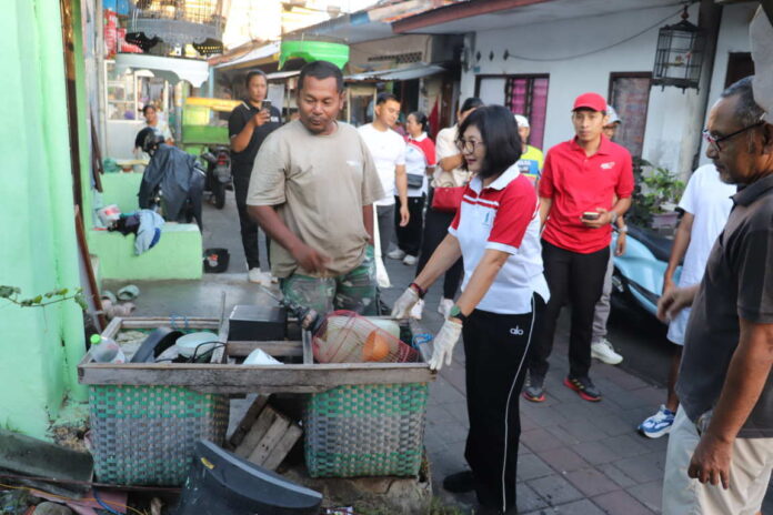 BaliPortalNews_ sAMPAH Monitoring Gerakan Kulkul PKK dan Posyandu, Ny. Hermawati Supriatna Edukasi Pengelolaan Sampah Rumah Tangga