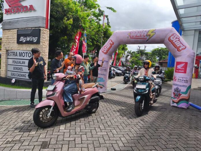 BaliPortalNews_ touring stylo Astra Motor Bali Gelar OOTR Retro Revolution Ride Bersama Honda Stylo 160