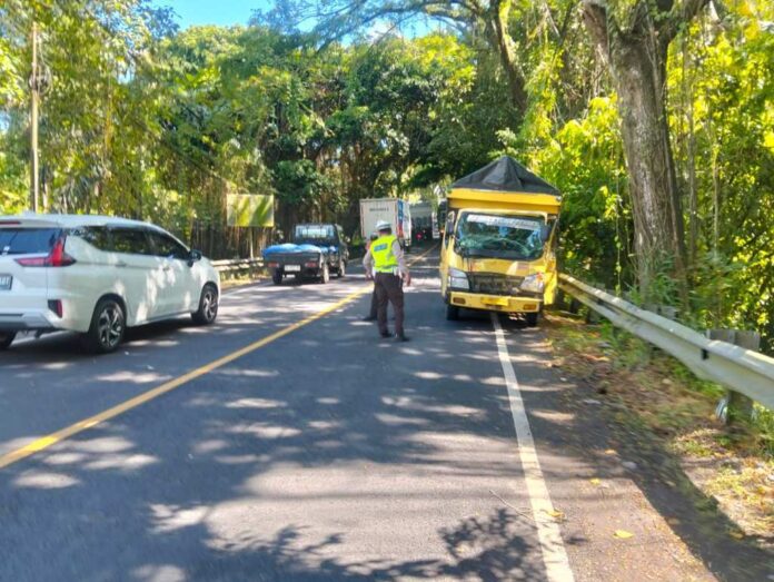 Truk Tabrak Truk, Arus Lalin Denpasar-Gilimanuk Macet