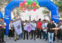 Wawali Arya Wibawa Lepas Jalan Sehat HUT ke-35 LPD Desa Adat Kesiman HUT ke-35 LPD Desa Adat Kesiman