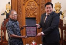 Belajar Pengelolaan Daerah di Bali, Gubernur Siquijor Filipina Berdiskusi dengan Gubernur Koster Gubernur Siquijor Filipina