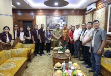 Wawali Arya Wibawa Terima Kunker Pemkab Minahasa Tenggara Bahas Kerukunan dan Dana Hibah Kunjungan Kerja