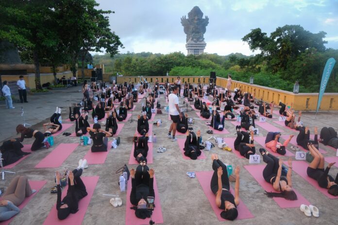 GWK Cultural Park Dorong Gaya Hidup Sehat Lewat Morning Mat Pilates GWK Cultural Park