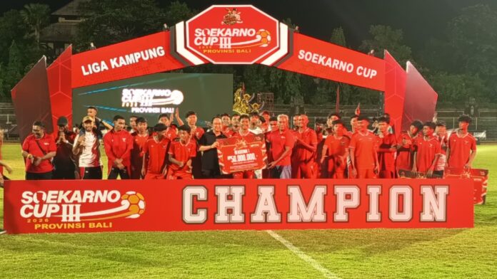 Dramatis, Banteng Denpasar Taklukkan Badung 3-2 di Final Soekarno Cup