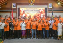 Sekda Eddy Mulya Hadiri Pengukuhan Pengurus Kodrat Bali Masa Bakti 2025-2029 Kodrat Provinsi Bali