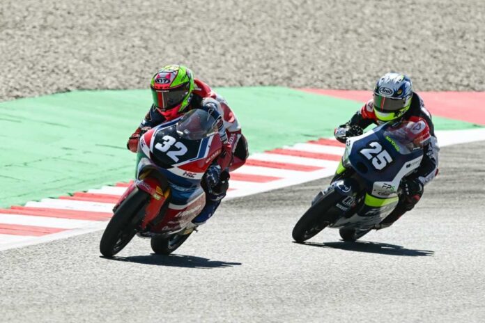 Ramadhipa Impresif, Melesat Raih Podium Perdana di Moto3 Junior Barcelona