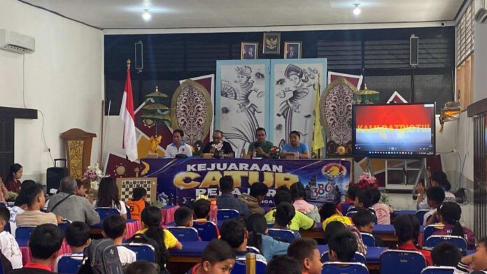 Meriahkan HUT Kota Amlapura ke-386, Ratusan Pecatur Pelajar Adu Strategi dan Asah Kemampuan