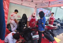 Wujud #SatuHati Layani Konsumen, Bengkel Siaga Honda Berikan Servis Hemat Bagi Puluhan Motor di Renon Wujud #SatuHati Layani Konsumen, Bengkel Siaga Honda Berikan Servis Hemat Bagi Puluhan Motor di Renon