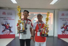 Juara I Service Advisor, I Wayan Okky Fransiska dan Juara I Technical Skill, Saputra Yasa dari Made Ferry Motor. Sumber Foto : tis/bpn