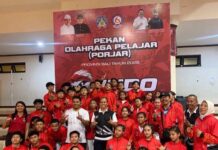 Empat Cabor Denpasar Sabet Gelar Juara Umum di Porjar Bali 2026 cabang olahraga judo yang sukses keluar sebagai juara umum dengan raihan 18 medali emas, 11 perak, dan 6 perunggu