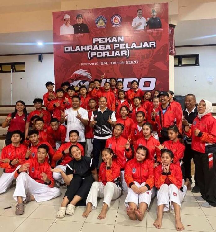 cabang olahraga judo yang sukses keluar sebagai juara umum dengan raihan 18 medali emas, 11 perak, dan 6 perunggu