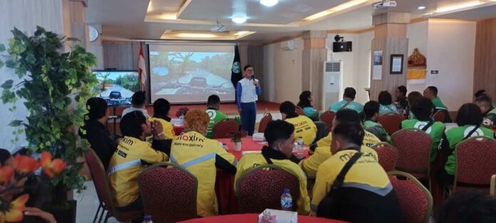 Astra Motor Bali dan Jasa Raharja Edukasi Puluhan Driver Ojol, Perkuat Budaya Berkendara #Cari_Aman