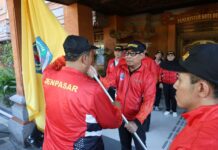 Wawali Arya Wibawa Lepas Kontingen Denpasar untuk Porjar Provinsi Bali Tahun 2026 Porjar Provinsi Bali Tahun 2026