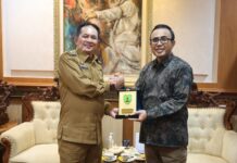 Wali Kota Jaya Negara Terima Kunjungan Kerja Bupati Kabupaten Barito Timur Kunjungan Kerja