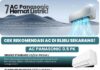 Rekomendasi AC Panasonic Terbaik dan Paling Hemat Listrik