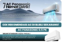 Rekomendasi AC Panasonic Terbaik dan Paling Hemat Listrik
