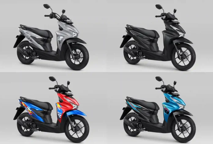 New Honda BeAT Tampil Lebih Ekspresif, Hadir dengan Warna dan Striping Baru