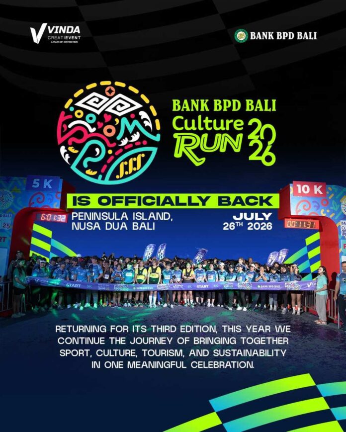 BPD BALI CULTURE RUN 2026 _bpn Bank BPD Bali Culture Run 2026 Targetkan 4.000 Peserta, Perkuat Bali Sebagai Destinasi Sport Tourism Dunia