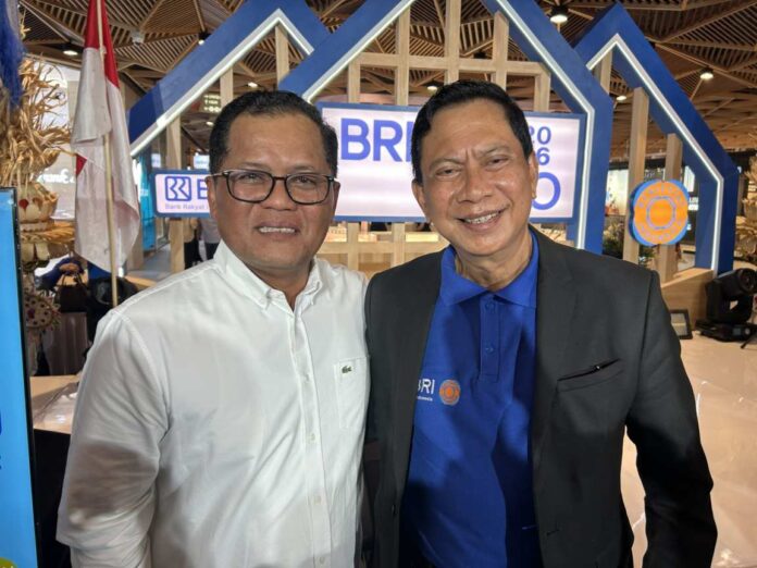BaliPortalNews_ BRI REI BALI EXPO 2026 Regional CEO BRI Region 17/Denpasar, Hery Noercahya dan Ketua DPD REI Bali, Anak Agung Made Darma Setiawan. Sumber Foto : tis/bpn