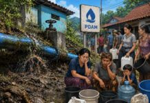 Tiga Hari Tanpa Air, Ratusan Pelanggan PDAM di Seraya Karangasem Kesulitan Air Bersih Ilustrasi krisis air bersih