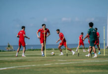 Jelang Piala AFF 2026, Coach Herdman Optimistis dengan Perkembangan Skuad Timnas Indonesia sesi latihan di Bali United Training Center, Kamis (23/7/2026) pagi