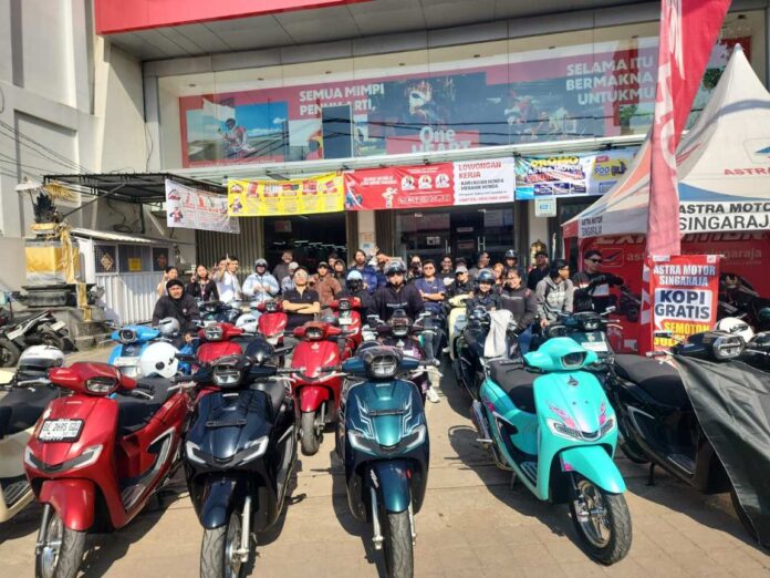 Astra Motor Bali Dukung Touring Stylo Dewata, Perkuat Solidaritas dan Budaya #Cari_Aman Komunitas Honda