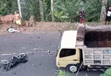 CBR Vs. Dump Truck di Jalur Sibetan, Pemuda 27 Tahun Tewas di Tempat CBR Vs. Dump Truck di Jalur Sibetan, Pemuda 27 Tahun Tewas di Tempat
