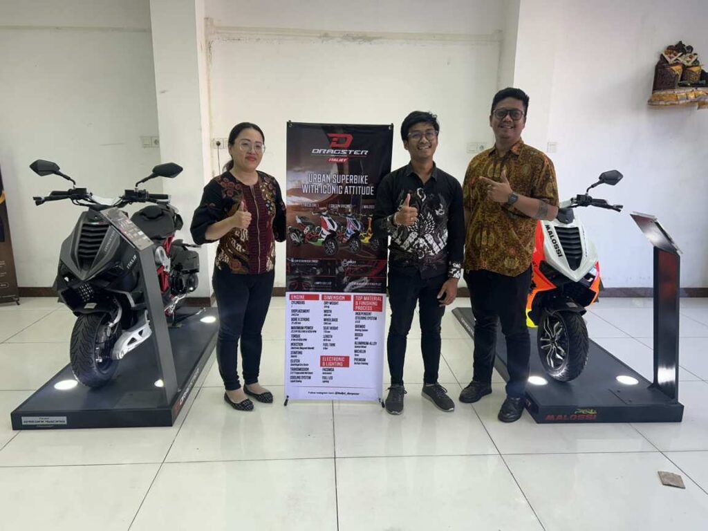 Skutik Premium Italjet Dragster 250 Resmi Mengaspal di Bali, Dibanderol Mulai Rp157 Juta