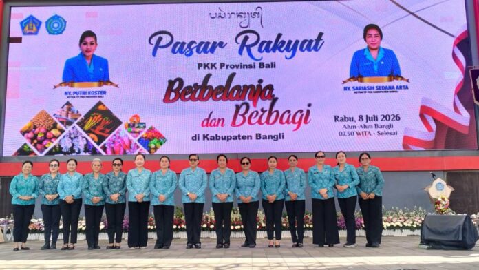 Pasar Rakyat PKK Provinsi Bali ke-5 Digelar di Bangli, Perkuat Ekonomi Lokal dan Wujudkan Semangat Berbagi.